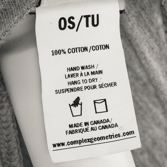 Complex Geometries Grey-Jersey Oversized Short-Sleeve Top - Picture 8 of 8